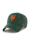 47 brand șapcă de baseball din bumbac MLB New York Mets culoarea verde, B-CNFTI16GWS-DG
