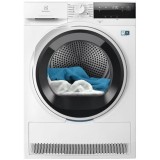 Uscator de rufe Electrolux EW7D384AE, Pompa de caldura, 8 kg, Clasa C, Motor Inverter, DelicateCare, Sensicare, Display LED, Iluminare interioara tamb