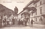 Baile Herculane. Statuia Hercules (scrisa)