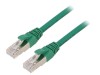 Cablu Patch ETHERLINE&reg; Cat.6a S/FTP LSZH Verde 1m
