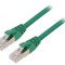 Cablu Patch ETHERLINE&reg; Cat.6a S/FTP LSZH Verde 1m