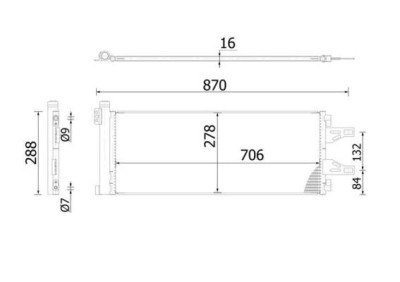 MAHLE AC 368 000S Condensator, climatizare foto