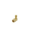 Adaptor convertor antena wifi RF coaxial SMA tata la SMA mama la 90 grade 50ohm de inalta calitate cupru placat cu aur, Generic