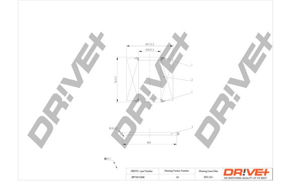 Dr!ve+ DP1110.11.0143 Filtru ulei