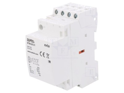 Contactor modular 4P 25A 230VAC foto