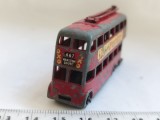 bnk jc Matchbox 56a London Trolley Bus Drink Peardrax