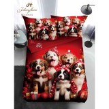 Cumpara ieftin Lenjerie de pat 1 Persoana - Model de Craciun - SPR404012