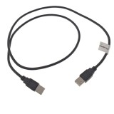 Cablu USB 2.0 tata la USB2.0 tata, Lanberg 42772, lungime 100 cm, negru