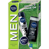 Nivea Men Feeling Game On set cadou (corp si fata) pentru bărbați