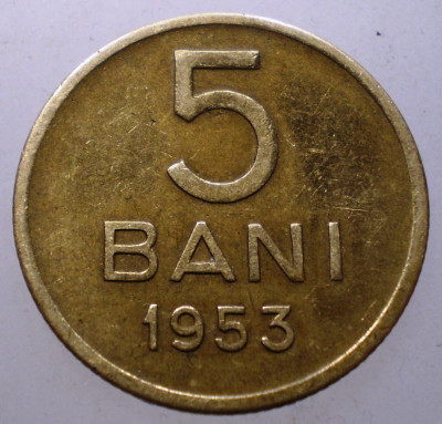 7.432 ROMANIA RPR 5 BANI 1953 foto