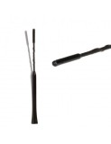 Antena Auto Exterior Universala Neagra 23CM Cu 2 Adaptoare (5-6MM)