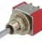 Intrerupator basculant, 3 pozitii, mod comutare (ON)-OFF-(ON), DP3T, C&amp;K - 7205SYZQE