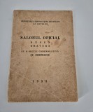 Carte veche Salonul Oficial 1933 Desen Gravura