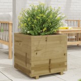 Cumpara ieftin Jardinieră de grădină, 50x50x49,5 cm, lemn de pin impregnat