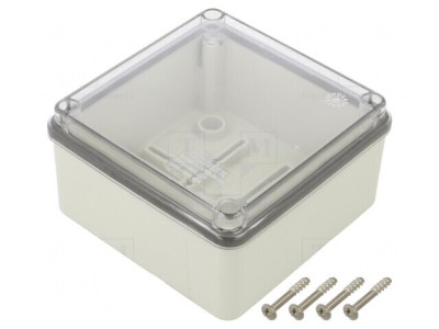 Carcasă Universală Gri IP56 108x108x56mm foto