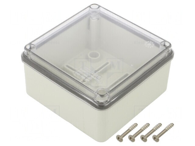 Carcasă Universală Gri IP56 108x108x56mm