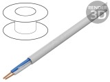 Cablu LON BUS neecranat 1x2x16AWG PVC Gri 300V