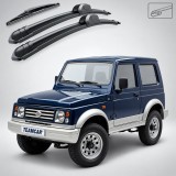 Cumpara ieftin Ștergătoare Suzuki Samurai SJ 1987-2004 | Van/Hardtop | Set Față și Spate Flat &ndash; TeamCar&reg;