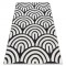 Modern covor MODE 8629 scoici crem / negru, 240x330 cm