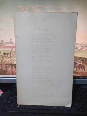 I. Pușcariu, 21 poezii scrise de m&amp;acirc;nă de un admirator, c. 1930, Desnădejde, 082 foto