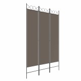 Cumpara ieftin Paravan de camera cu 3 panouri, antracit, 120x220 cm, textil