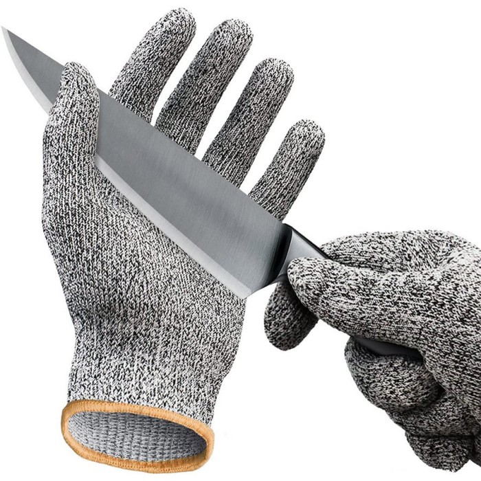 Manusi profesionale anti-taiere, cu insertii de otel, CAT5, Flexibile, Unisex, Marimea M
