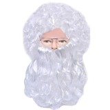 Set Peruca - Barba Falsa - Ochelari Mos Craciun