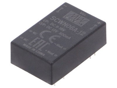 Convertor DC/DC 12V 0,5A 6W foto