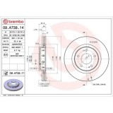 Set disc frana Citroen C-Crosser, C-Crosser Enterprise, C-Crosser Van; Mitsubishi Lancer 4, Lancer 5, Lancer 8, Lancer 8 Sportback