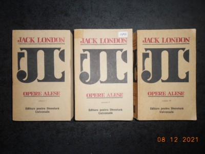 Jack London - Opere alese 3 volume (1966) foto