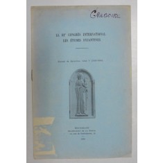 LE III e CONGRES INTERNATIONAL LES ETUDES BYZANTINES , 1930