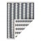 Covor TWIN 22994 geometric, triunghiurile bumbac, cu două fețe, Franjuri ecologice - antracit / crem, 80x150 cm