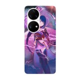 Husa compatibila cu Huawei Nova Y70 model Baal Genshin Impact, Silicon, TPU, Viceversa, Transparent, Carcasa