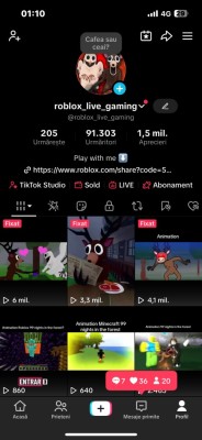 V&amp;acirc;nd cont tik tok 91k+ urmăritori foto