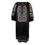 Rochie dama casual RCFSA, negru/bej , marimea S