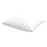 Perna bumbac 50x70 cm, hipoalergenica, cu snur, umplutura bilute siliconizate, lavabila la 40 C, alb