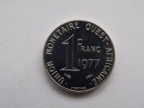 1 FRANC 1977 STATELE AFRICANE DE VEST-AUNC, Africa
