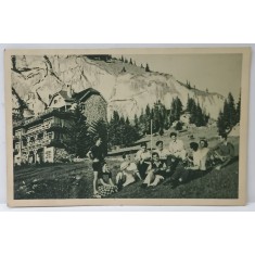 LACUL ROSU , MUNCITORI LA ODIHNA , CARTE POSTALA , 1956