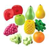 Joc de potrivire Fructe colorate Learning Resources, 9 cm, 8 fructe, plastic, 2-6 ani
