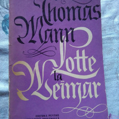 LOTTE LA WEIMAR de THOMAS MANN 1964