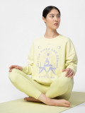 Hanorac de yoga fără fermoar și glugă pentru femei, 4F Sportswear