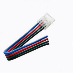 Conector Banda LED RGB, 4 pini, 10mm