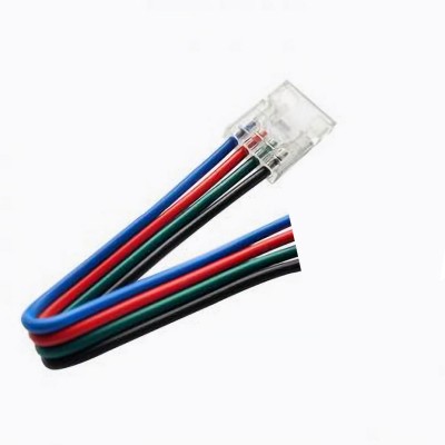 Conector Banda LED RGB, 4 pini, 10mm foto