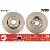 Set disc frana Toyota Avensis ( T22) 09.97-02.03, Avensis Verso ( M2) 05.01-12.11, Fata, 276X25mm, ventilat, TRW