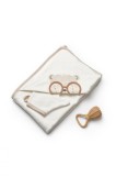 Set prosop cu manusa, 100% bumbac organic, teddybear, babycosy
