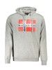 Hanorac bărbați fară fermoar cu imprimeu cu logo, Gri, XL, 2XL, Norway