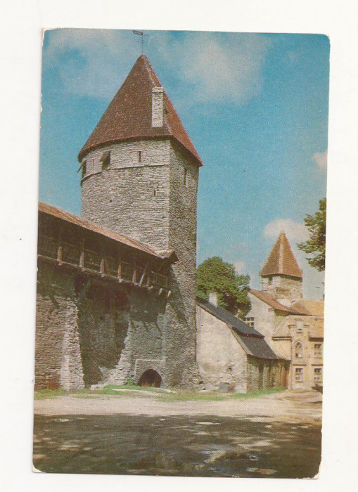 CP2 -Carte Postala - ESTONIA - ( CCCP ) - Tallinn, Old City wall, necirculata