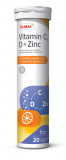 Dr. Max Vitamina C, D + Zinc, 20 comprimate efervescente, Dr.Max