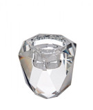 Suport lumanare din sticla Cubik 6.5 cm x 6.5 cm x 7 h Elegant DecoLux, Bizzotto