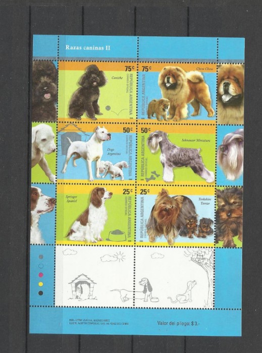 ARGENTINA 2006 FAUNA ANIMALE DOMESTICE CAINI